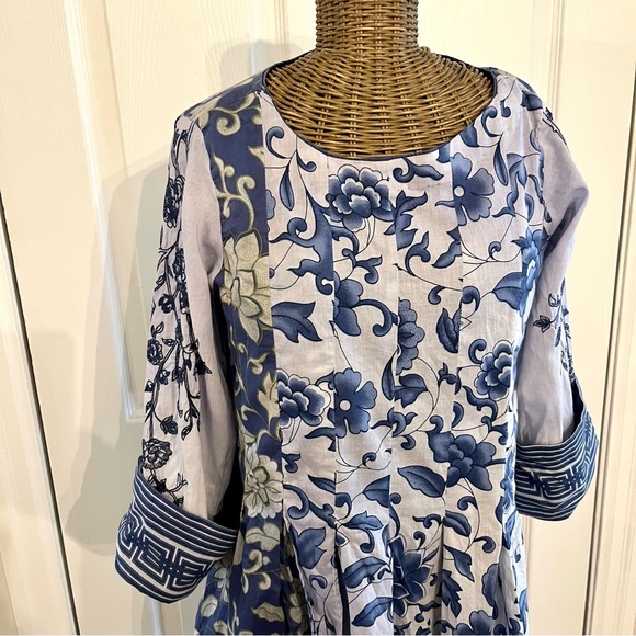 Sapphire Bohemian Cotton Tunic ,Sz, XXS - Picture 6 of 14